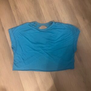 Free People Blue Short Sleeve Tee